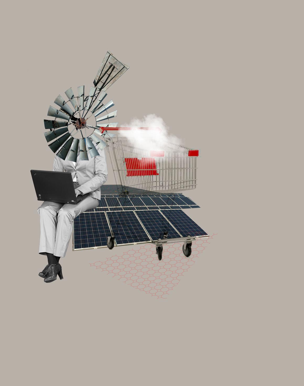 Nicht immer werden Ideen umgesetzt und verschwinden im Orkus. Dieser Collage soll das erspart bleiben